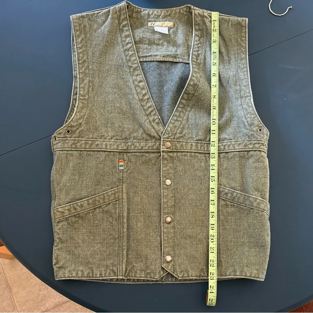 Vintage Denim Vest - Picture 6 of 6